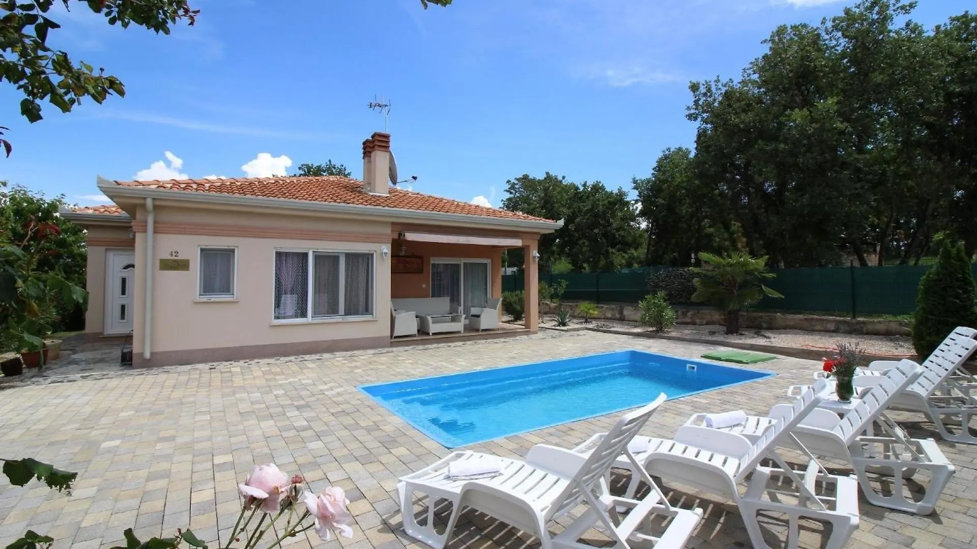 Villa Bianca Mit Pool Nah Am Lanterna Resort Tar-Vabriga